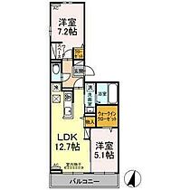 アンシャンテ中根 202 ｜ 愛知県名古屋市瑞穂区中根町２丁目29番2(地番)（賃貸アパート2LDK・2階・58.06㎡） その2