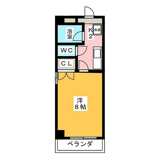 アビタシオン瑞穂 ｜愛知県名古屋市瑞穂区牧町１丁目(賃貸マンション1K・1階・24.40㎡)の写真 その2