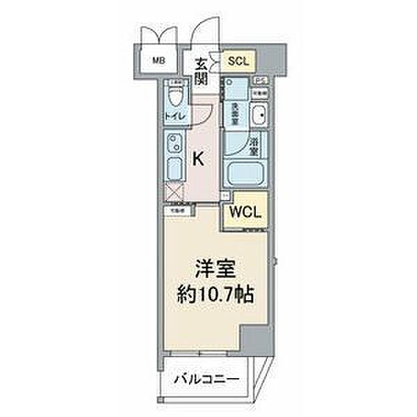 ユニレジデンス瑞穂運動場東 801｜愛知県名古屋市瑞穂区彌富通２丁目(賃貸マンション1K・8階・29.70㎡)の写真 その2