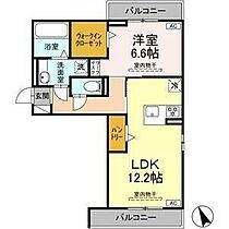 フレアブラーブ 201 ｜ 愛知県名古屋市瑞穂区甲山町１丁目1番3、1番4（賃貸アパート1LDK・2階・50.42㎡） その2