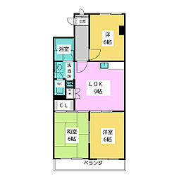 間取図画像 3LDK