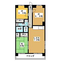 東桜スカイハイツ  ｜ 愛知県名古屋市東区東桜２丁目12-1（賃貸マンション3LDK・6階・70.16㎡） その2