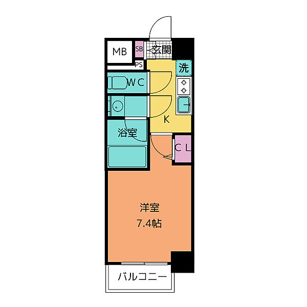 LUXENA MARUNOUCHI 1405｜愛知県名古屋市中区丸の内２丁目(賃貸マンション1K・14階・25.12㎡)の写真 その2