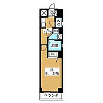 ｓｅｒｅｚａ錦  ｜ 愛知県名古屋市中区錦３丁目（賃貸マンション1K・8階・27.19㎡） その2