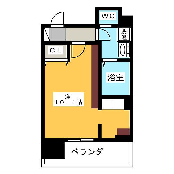 ルシェット白川公園 ｜愛知県名古屋市中区栄２丁目(賃貸マンション1R・5階・28.60㎡)の写真 その2