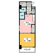 Enchante泉  ｜ 愛知県名古屋市東区泉１丁目（賃貸マンション1DK・6階・46.64㎡） その2