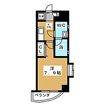 カレント新栄  ｜ 愛知県名古屋市中区新栄１丁目（賃貸マンション1K・7階・24.99㎡） その2