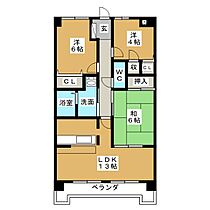 ｃｈａｎｇｕIII泉  ｜ 愛知県名古屋市東区泉１丁目（賃貸マンション3LDK・3階・68.20㎡） その2