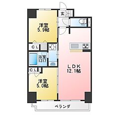 物件の間取り