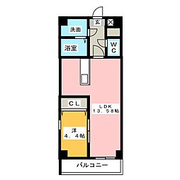 間取図画像 1LDK