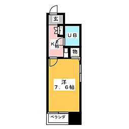 ライオンズマンション丸の内第6 1Kの間取図画像