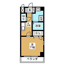 SH丸の内 1Kの間取図画像