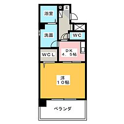 サンステージイズミ 1DKの間取図画像