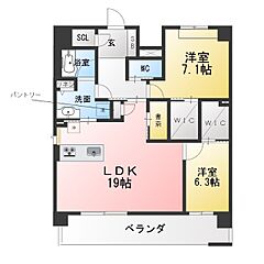 物件の間取り