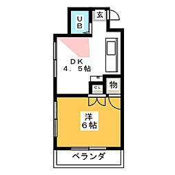 えいわビル 1DKの間取図画像