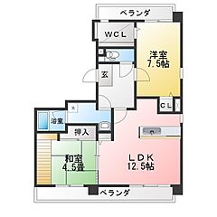 物件の間取り