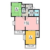 寺山パークハイツ  ｜ 愛知県名古屋市中川区中島新町３丁目（賃貸マンション2LDK・4階・55.00㎡） その2