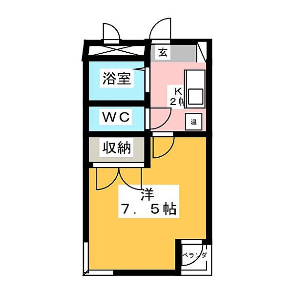 アスカＴＡＫＡＢＡＴＡ ｜愛知県名古屋市中川区高畑３丁目(賃貸マンション1K・2階・22.00㎡)の写真 その2