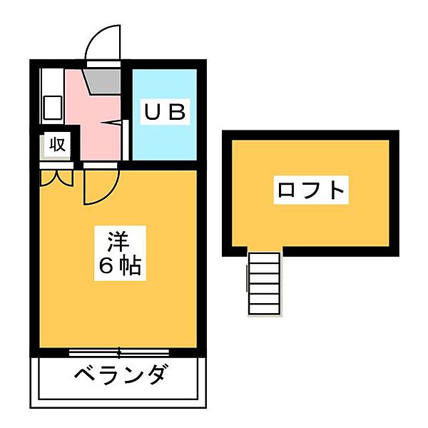 リバティー荒子 ｜愛知県名古屋市中川区荒子町字宮窓(賃貸アパート1K・2階・15.52㎡)の写真 その2