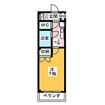 大和マンション北江  ｜ 愛知県名古屋市中川区北江町２丁目（賃貸マンション1K・2階・21.87㎡） その2