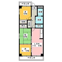 ボナール畑田  ｜ 愛知県名古屋市中川区昭和橋通６丁目（賃貸マンション3LDK・4階・65.79㎡） その2