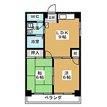 メゾン共栄  ｜ 愛知県名古屋市中川区八家町１丁目（賃貸マンション2LDK・3階・44.71㎡） その2