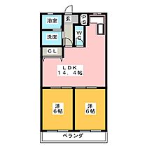 メゾン福正  ｜ 愛知県名古屋市中川区法華西町（賃貸マンション2LDK・3階・53.46㎡） その2