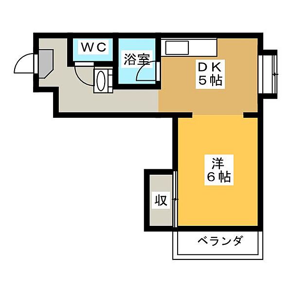 高畑ハイツ ｜愛知県名古屋市中川区上高畑１丁目(賃貸マンション1R・3階・30.42㎡)の写真 その2