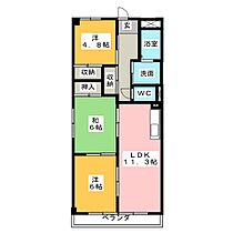 ソレアードI  ｜ 愛知県名古屋市中川区法華１丁目（賃貸マンション3LDK・3階・64.26㎡） その2