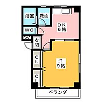 エルメゾン  ｜ 愛知県名古屋市中川区法華西町５丁目（賃貸マンション1DK・1階・39.49㎡） その2