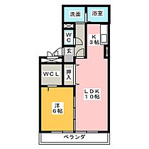 プリムローズ  ｜ 愛知県名古屋市中川区戸田５丁目（賃貸アパート1LDK・2階・47.02㎡） その2