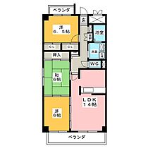 カーザ・アメイシア  ｜ 愛知県名古屋市中川区野田２丁目（賃貸マンション3LDK・5階・72.30㎡） その2