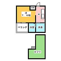 Ｈａｕｓ　Ｒｕｈｅ　高畑  ｜ 愛知県名古屋市中川区中郷２丁目（賃貸アパート1R・2階・18.17㎡） その2