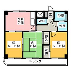 物件の間取り