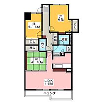 アドリーム八事雲雀ヶ岡  ｜ 愛知県名古屋市昭和区広路町字雲雀ケ岡（賃貸マンション3LDK・1階・75.39㎡） その2