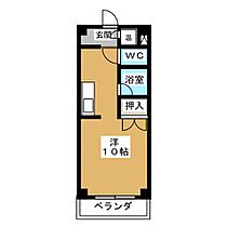 アートハウスＫ  ｜ 愛知県名古屋市天白区御幸山（賃貸マンション1R・2階・23.50㎡） その2