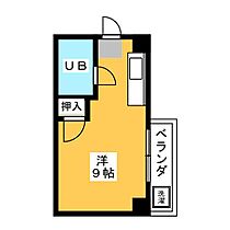 マンション愛晃  ｜ 愛知県名古屋市瑞穂区彌富町字上山（賃貸マンション1R・4階・21.42㎡） その2