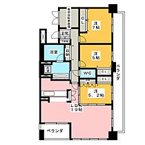 La Marsa 八事山　I  ｜ 愛知県名古屋市昭和区山手通５丁目（賃貸マンション3LDK・3階・81.47㎡） その2