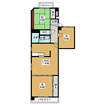 ファミール元八事  ｜ 愛知県名古屋市天白区元八事２丁目（賃貸マンション3LDK・6階・75.44㎡） その2