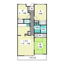 間取図画像 3LDK