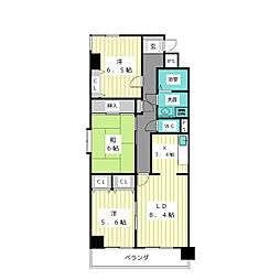 間取図画像 3LDK