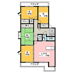 間取図画像 4LDK