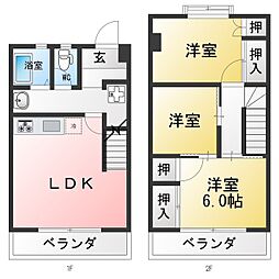 八事プラザアイ 3LDKの間取図画像