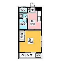 大伸マンション  ｜ 愛知県名古屋市昭和区神村町１丁目（賃貸マンション1K・1階・26.00㎡） その2