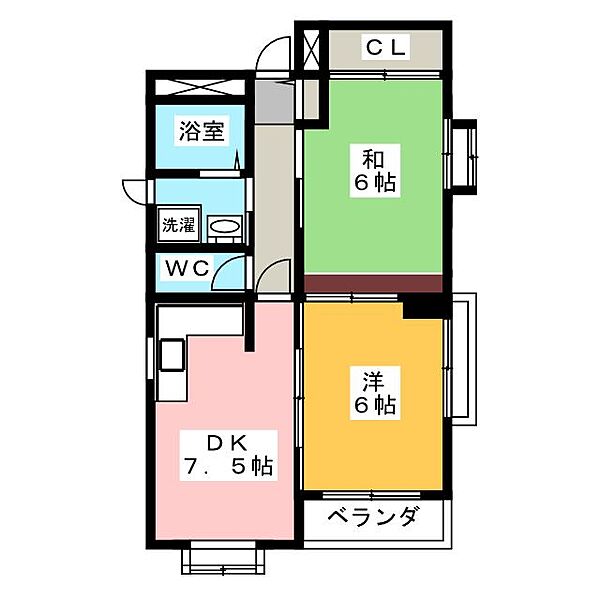 コンドミニアム・モントリオール ｜愛知県名古屋市昭和区南山町(賃貸マンション2DK・1階・43.98㎡)の写真 その2