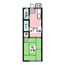 コーポ山里  ｜ 愛知県名古屋市昭和区山里町（賃貸アパート1DK・2階・24.18㎡） その2