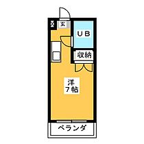 メゾン・ド・スクワール  ｜ 愛知県名古屋市昭和区宮東町（賃貸マンション1R・3階・16.74㎡） その2