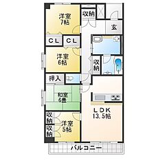 物件の間取り