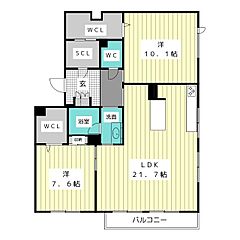 物件の間取り