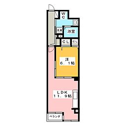 モン・シャトー・南山 1LDKの間取図画像
